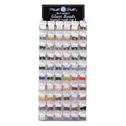 Size 6 and 8 Glass Beads Display Stand - 120 packs